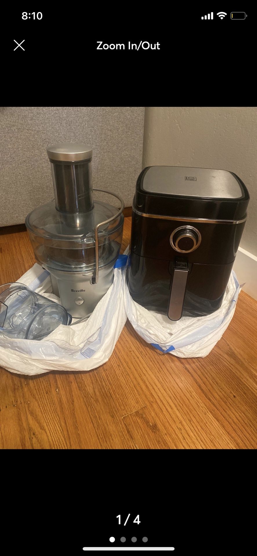 Moving Bundle - $95 - Bessel Steam Mop, Spin Mop, Juicer And Air fryer 