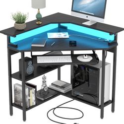 Brand New Still In Box Led Corner Desk