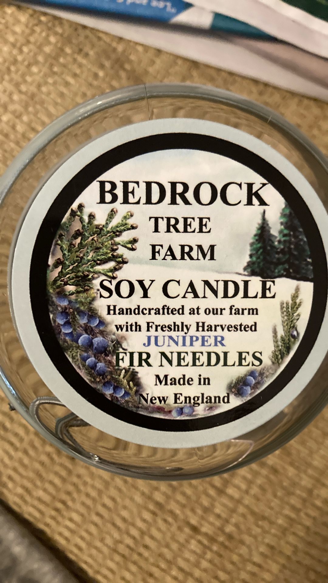 BEDROCK TREE FARM CANDLE JUNIPER