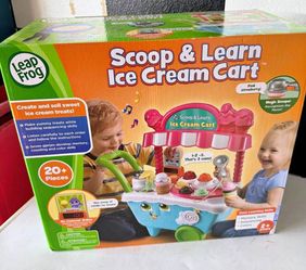 Brand new Leap frog scoop and learn ice cream cart