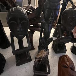 African Wood Carved Sculptures