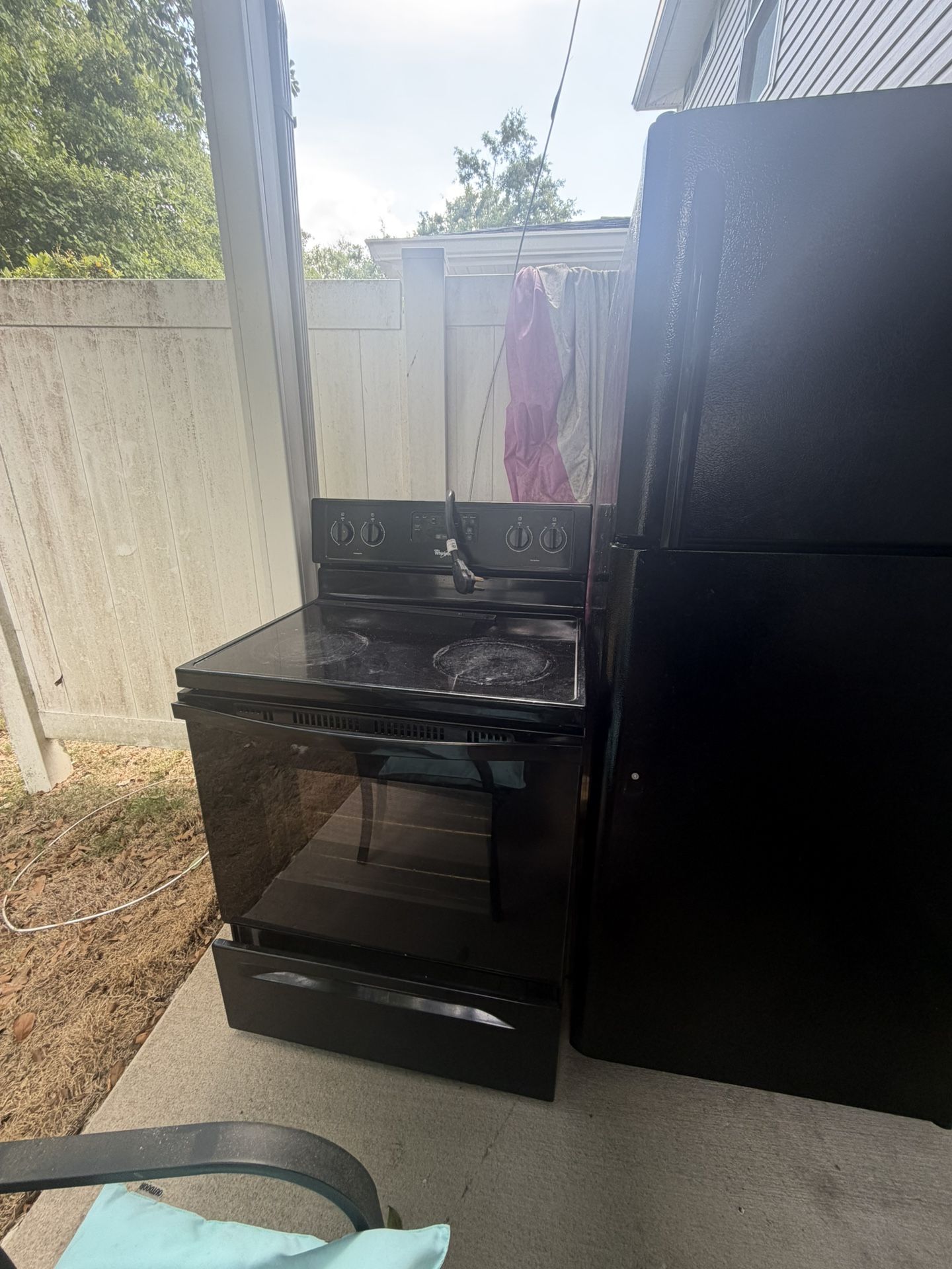 Used Fridge And Stove, Can Be Sold Together Or Separate.