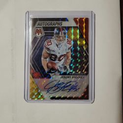 Jeremy Shockey Red/Yellow Prizm