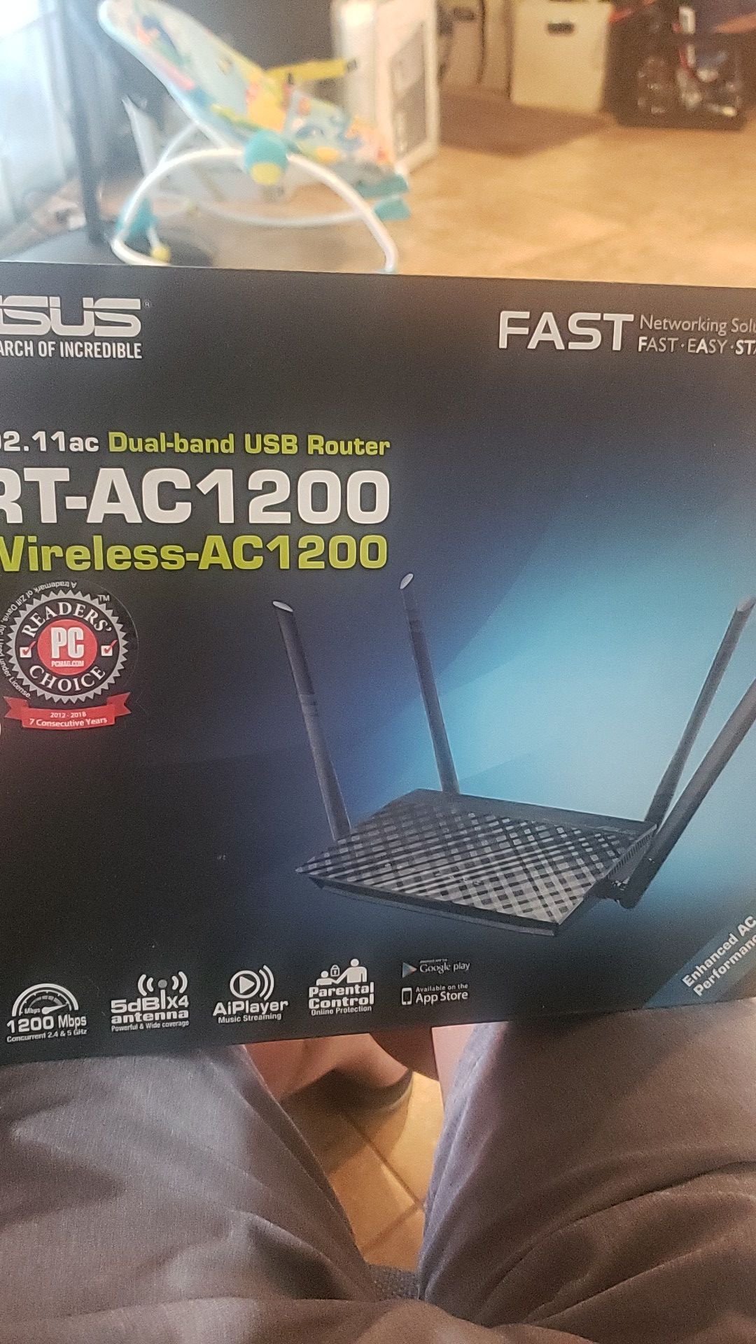 Router or access point. Asus still works no issue