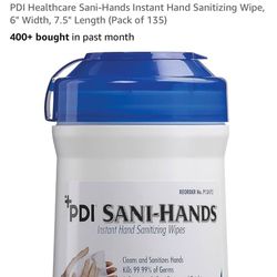 PDI Sani hands case of wipes $5 