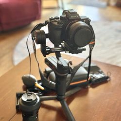 Sony A7IV Body + 2 Sigma Prime Lenses (30 and 56mm), Zhiyun Gimbal and Access.