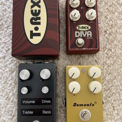 Overdrive Pedals / Benson -Jan Ray - T-Rex