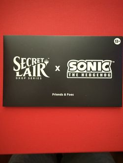 MTG Magic the Gathering Sonic Hedgehog Secret Lair Friends & Foes