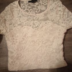 Forever Crop Top S/Blusa Forever21 Small