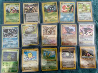 Lot of Vintage  Pokemon from Early 2000s. Near Mint