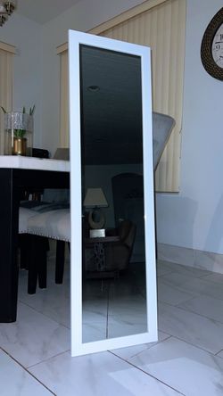 Full Length Floor Mirror White Frame