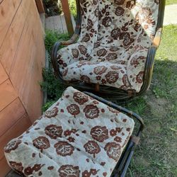 Nice Chair And Foot Stool For Sale.  Buy Now!