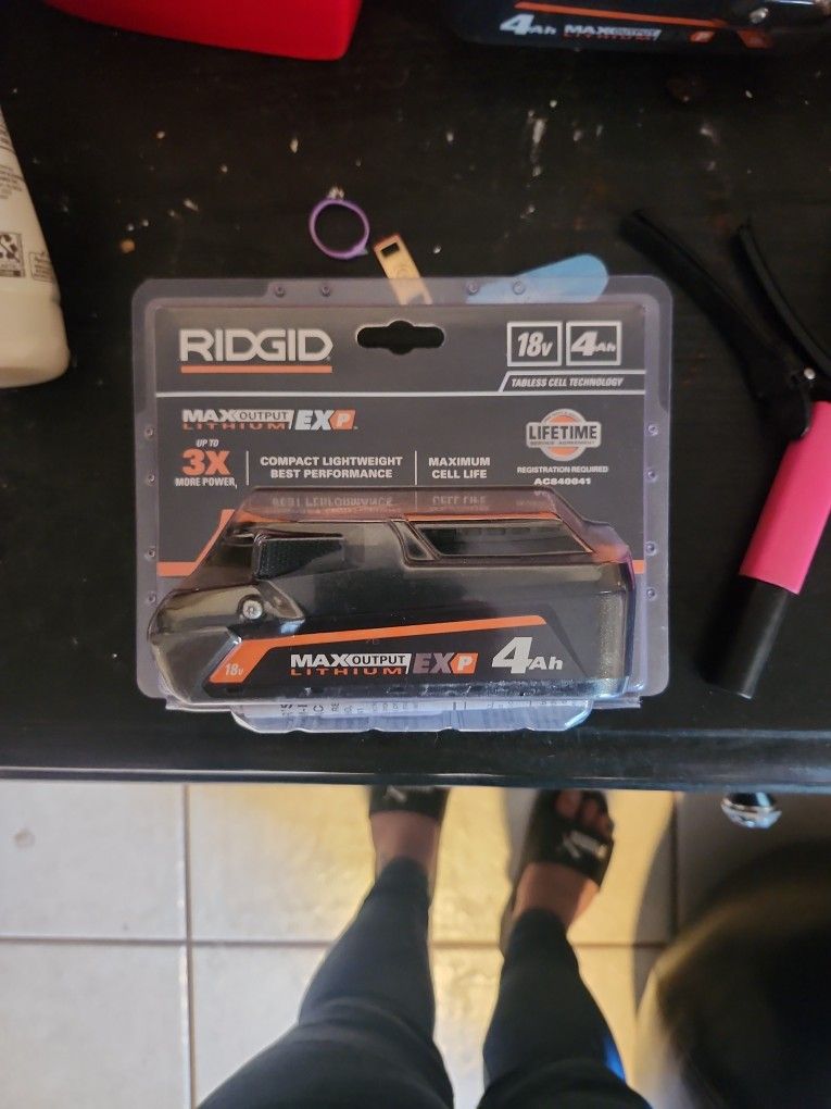 Ridgid 4ah Battery