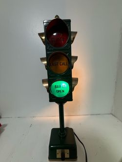 Bar Traffic Light Novelty Lamp Sign