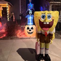 Spirit Halloween Spongebob Squarepants Inflatable Spongebob Costume