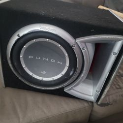 10 Inch Subwoofer With Ported Box
