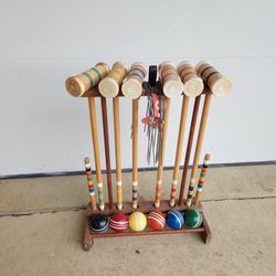 Vintage/Antique Croquet Set