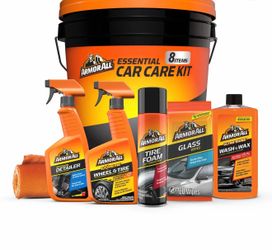 Armor All Car Cleaning Kit for Car Detailing, 8-Piece Set