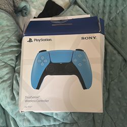 Brand New Blue Controller PS5