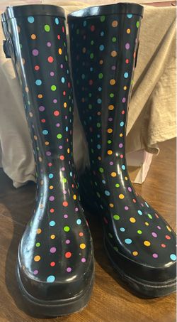Rain Boots ladies size 10  Accessories Clothing
