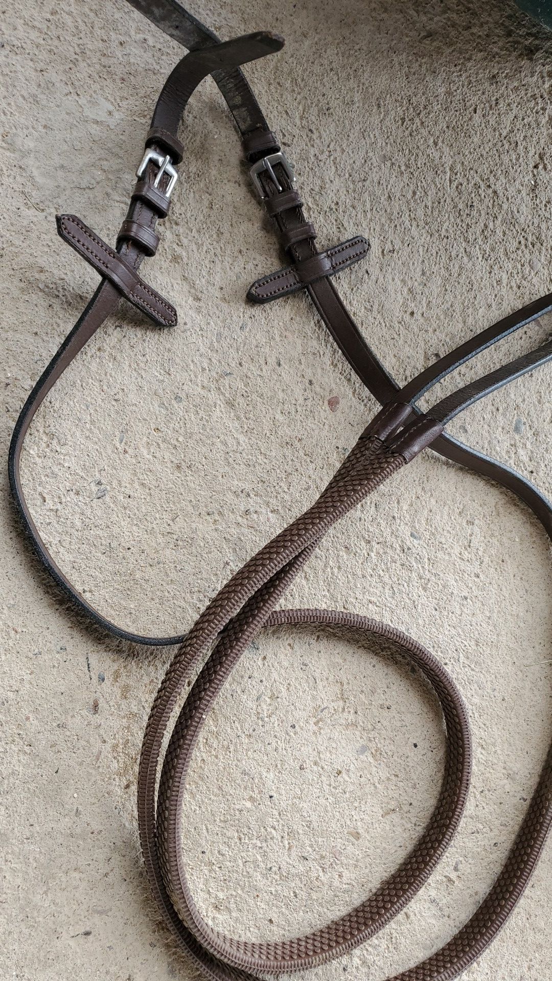 Horse Tack Reins rubber jumping