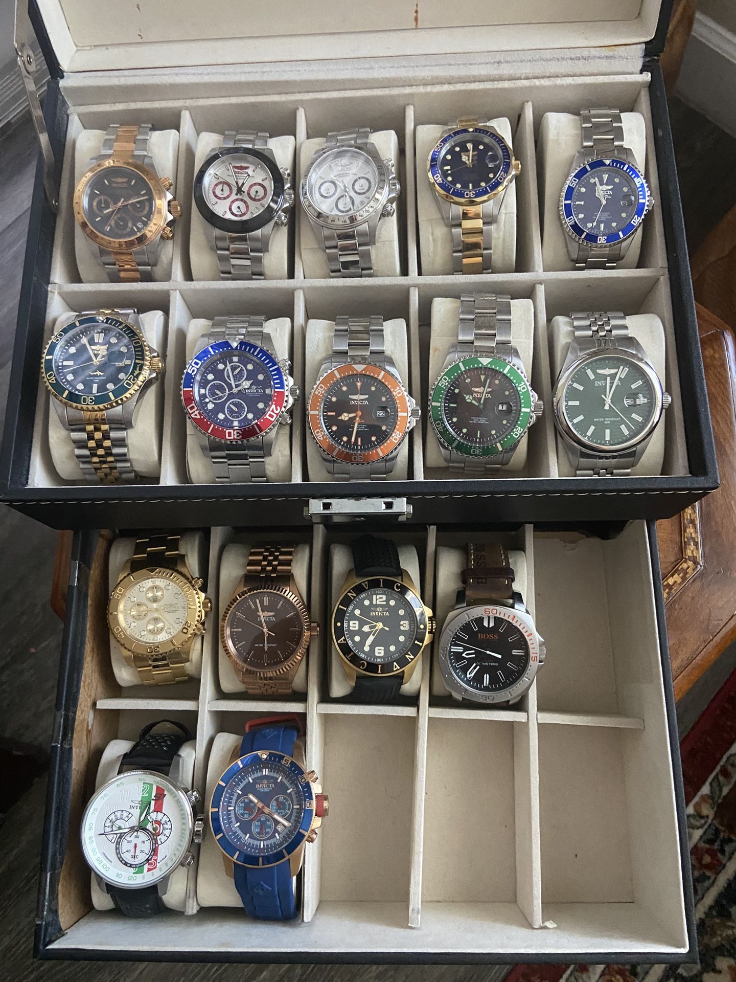 Invicta Watches + 1 Hugo Boss