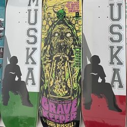 Muska Shortys Creature Skateboard Decks 