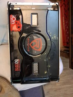 Rockville RXC50D V2 50-Farad car audio capacitor.