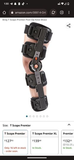 New* Unused T-scope Leg Brace for Post-Op knee and tendon recovery for Sale  in Brook Park, OH - OfferUp
