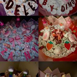 🎄✨ Christmas Special! ✨🎄 Give the sweetest gift this season — 15% OFF all Diaper Bouquets now through Dec 15th! 🍼