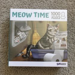 Jigsaw Puzzle Sealed MEOW TIME 1000 Pieces 