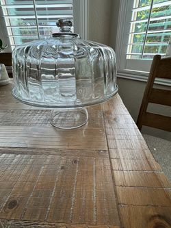 Glass Cake Stand with Dome Cover -Queen Creek area