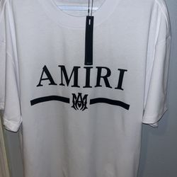 White Amiri Tee