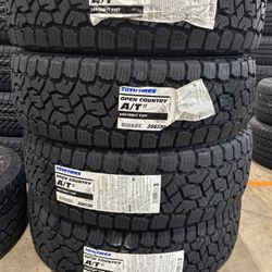 (4) - 245/70/17 Toyo Open Country A/T III