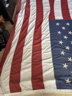 Huge And Standard Size American Flags