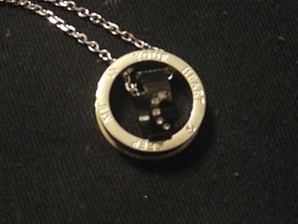 Promise ring necklace