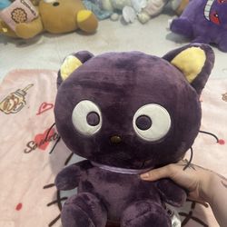 Purple chococat plushie 