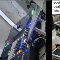 Rane twelve Dj Controler seventy mixer with pro flight case