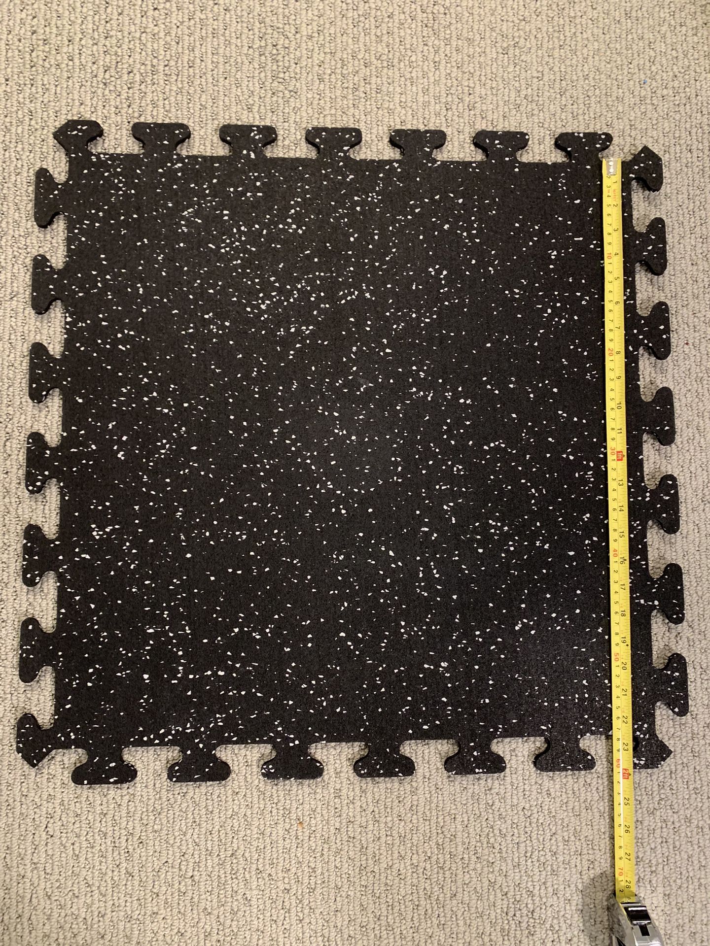 EZ Flex Interlocking Recycled Rubber Floor Tiles by Mats Inc.
