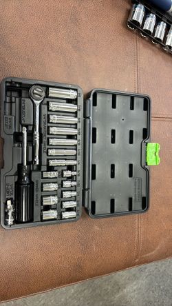 20 pieces 1/4 in drive socket set