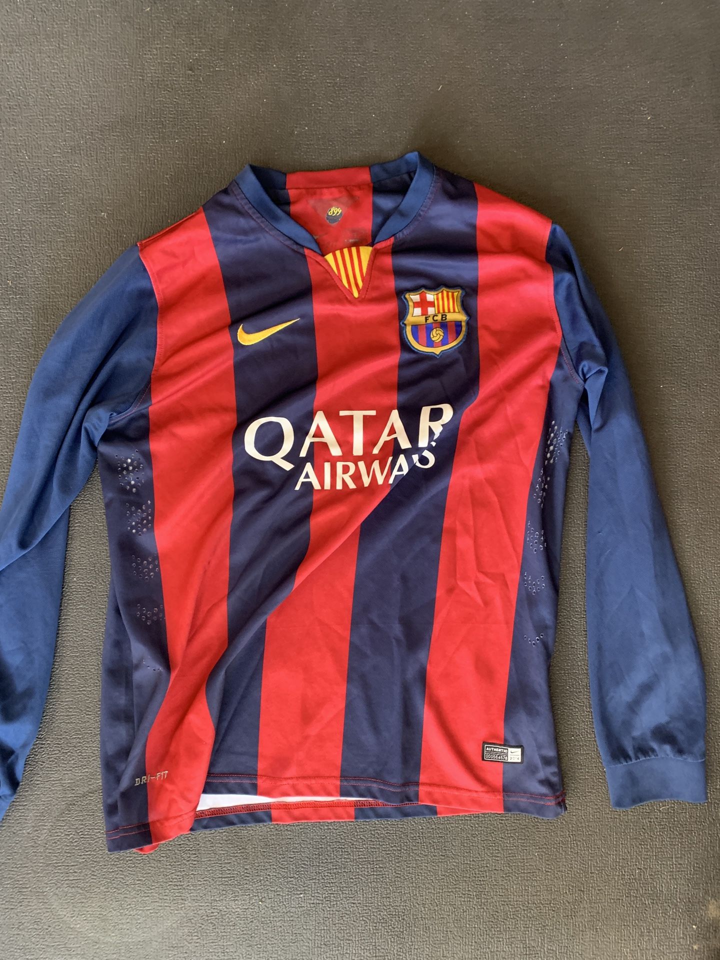 FC Barcelona Long Sleeve Jersey Size L