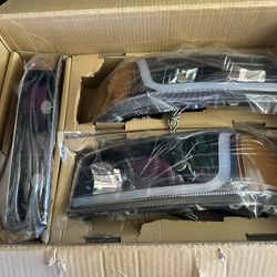 Headlamp Covers With LED Lights Trim