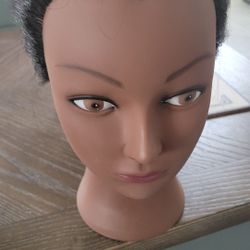 Mannequin Head With Real Hair 