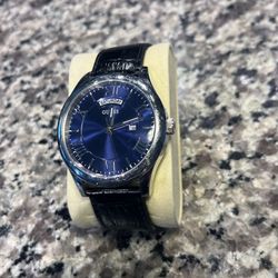 Guess Men’s Genuine Leather Watch 