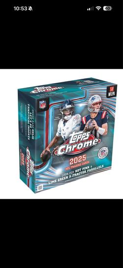 Topps Chrome Football 2025 Mega Boxes