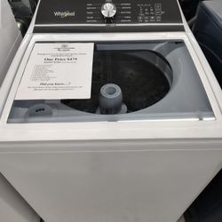 $479 (MSRP$799, Save $370) Whirlpool Washer With Built In Agitator And Faucet 