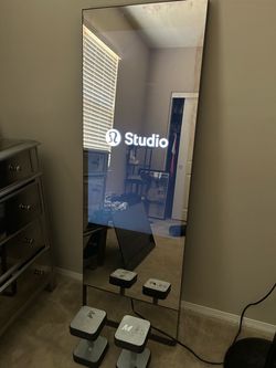 lululemon Studio MIRROR + 25lb Smart Weights (Barely Used – $1,700 Retail Value)