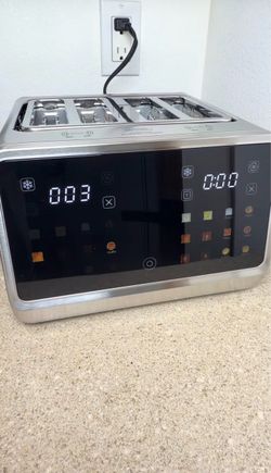 4-Slice Stainless Steel Smart Toaster