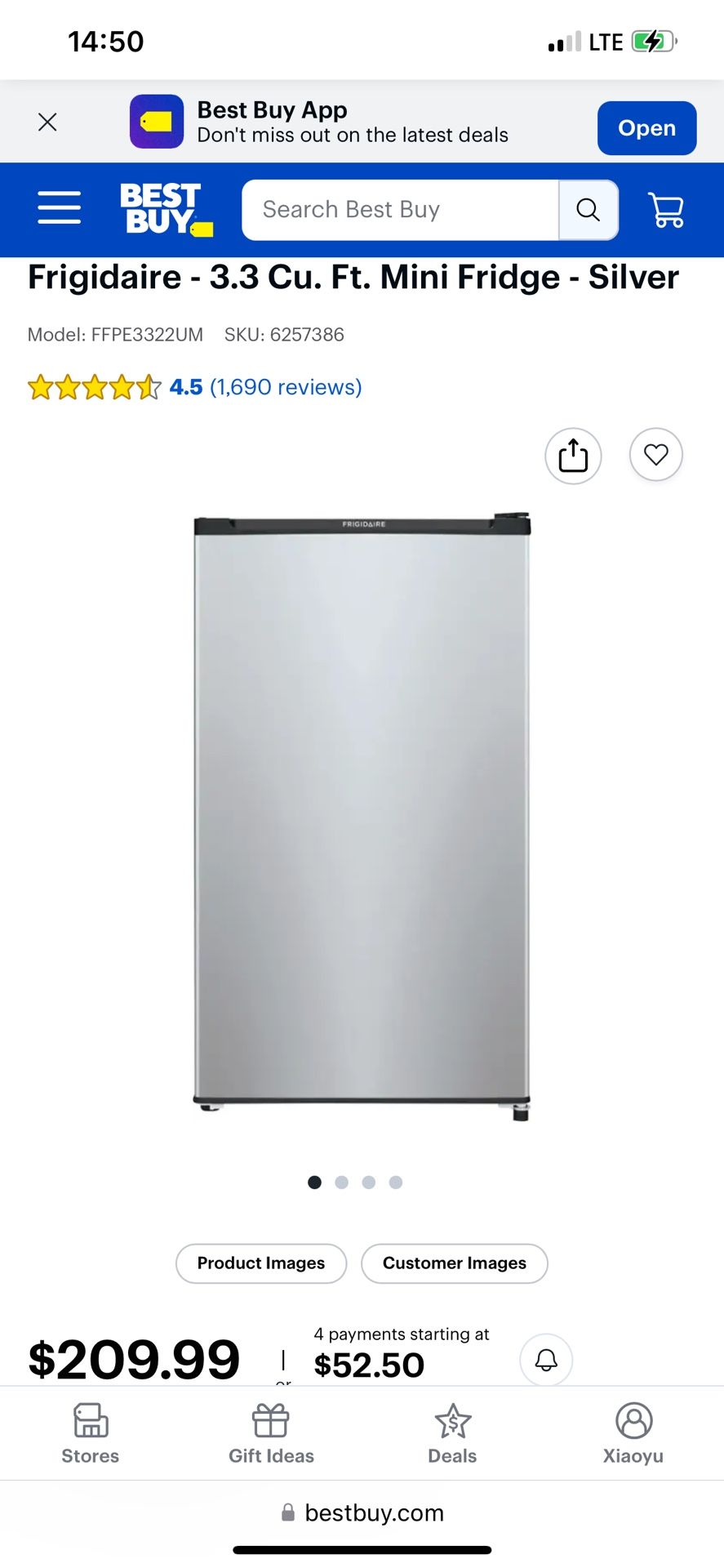 Frigidaire - 3.3 Cu. Ft. Mini Fridge
