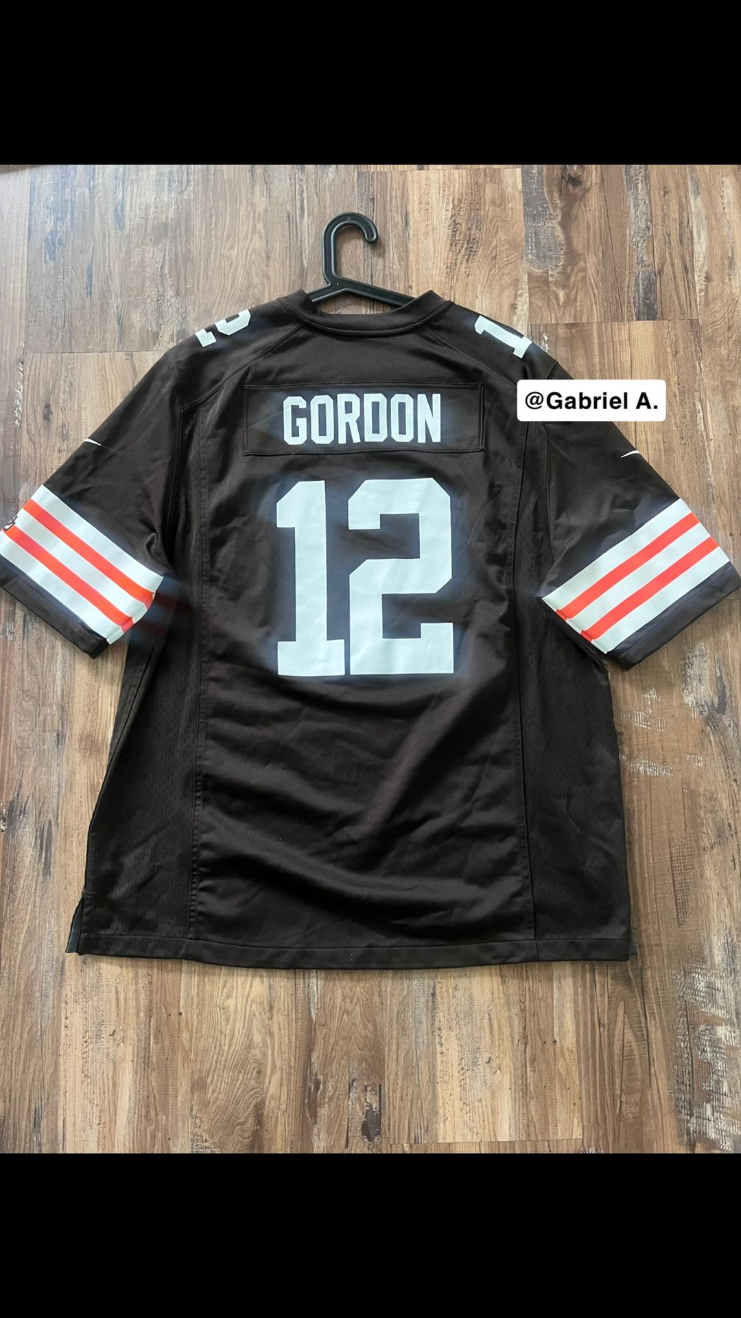 Cleveland Browns Josh Gordon Football Jersey XL Nike